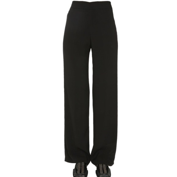 Jil Sander $795 Pleat Cuff Black All Season Casual Dress Pant Trousers Womens 36 - Picture 13 of 13